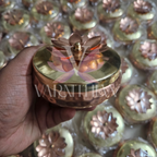 Elegant Copper Painted Metal Boxes