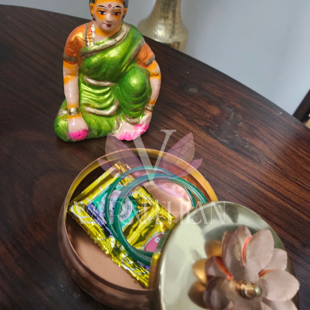 Elegant Copper Painted Metal Boxes