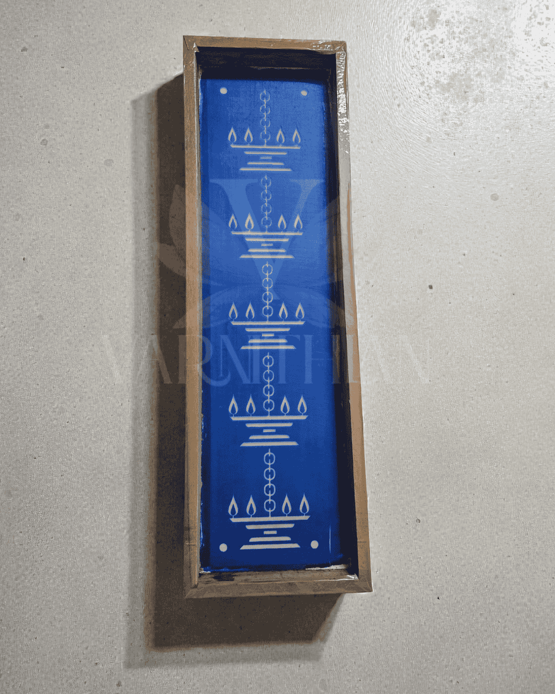 Sara Vilakku kolam 17x5" Kolam Stencils