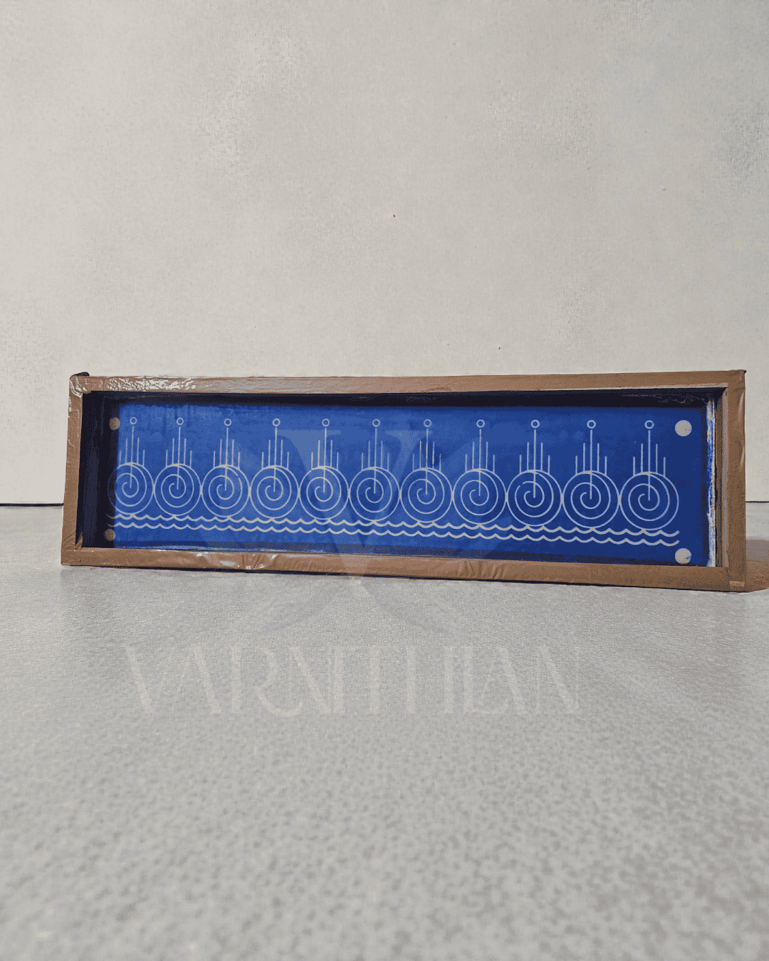 Line kolam 17x5" Kolam Stencils