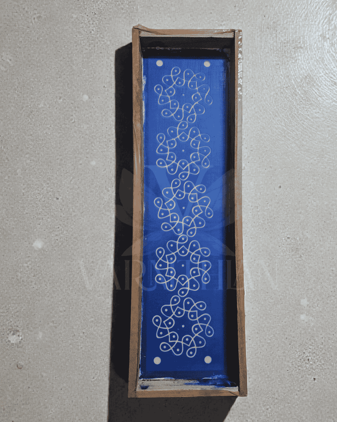 Poo kolam 17x5" Kolam Stencils