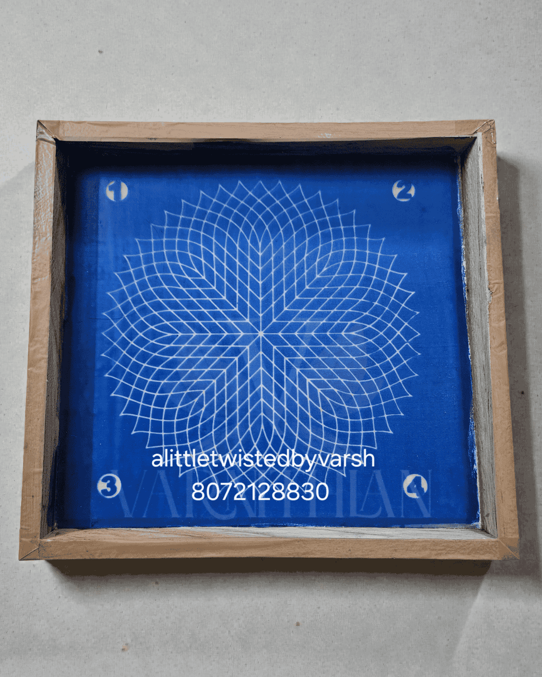 Sahasradalapadma 9x9 Kolam Stencils