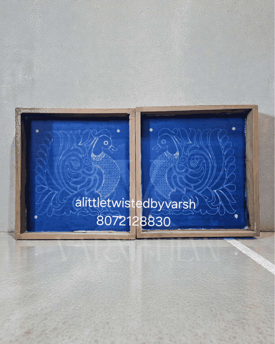 Annapakshi 9x9 Kolam Stencils (Pair)