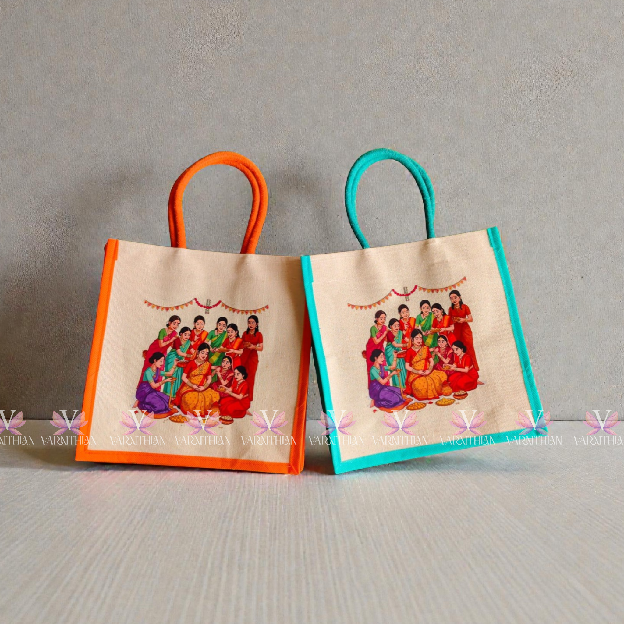 Canvas baby shower bag