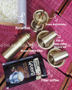 Classy Brass filter coffee hamper