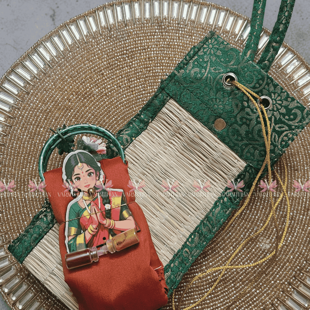 Korai Brocade potli and Thamboolam