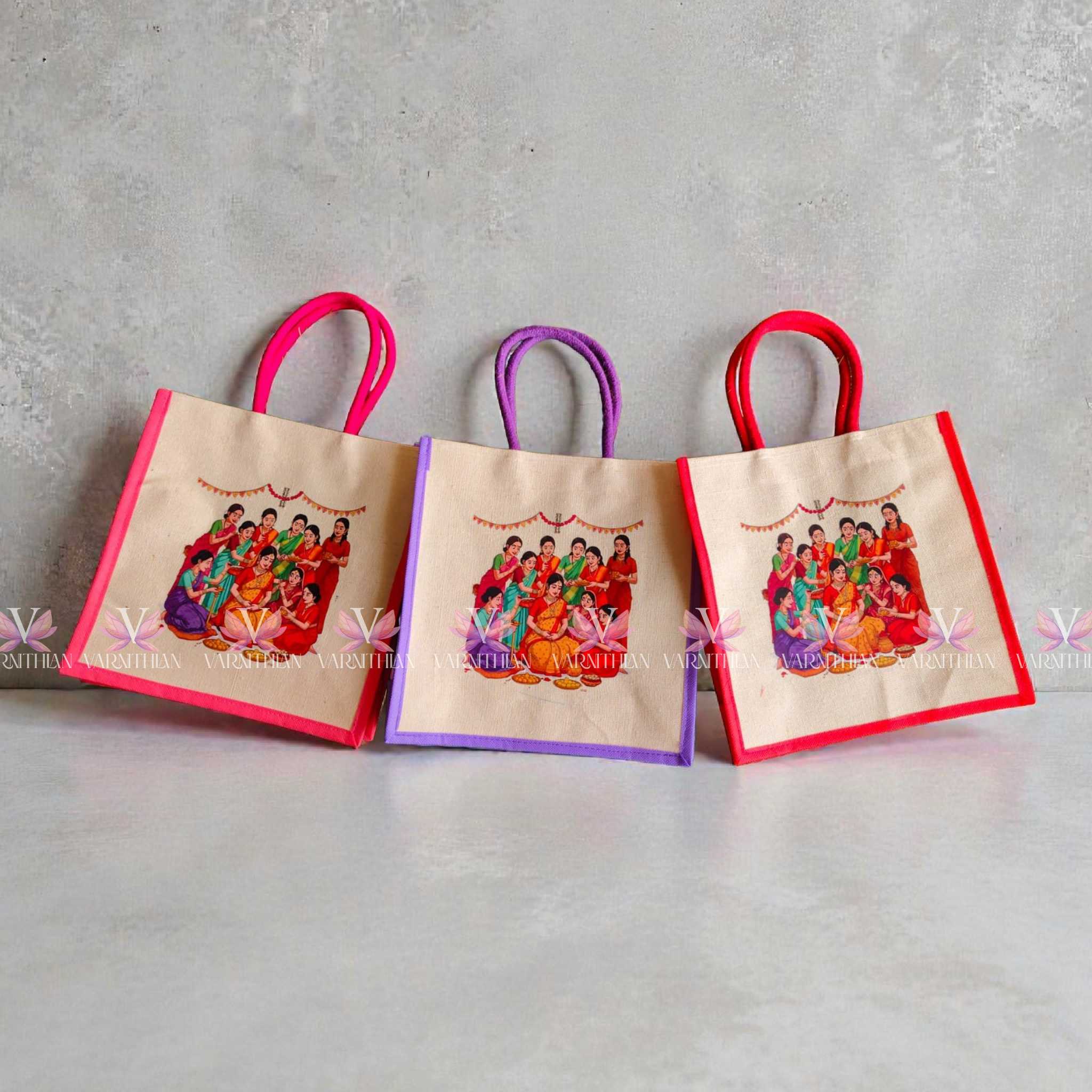 Canvas baby shower bag